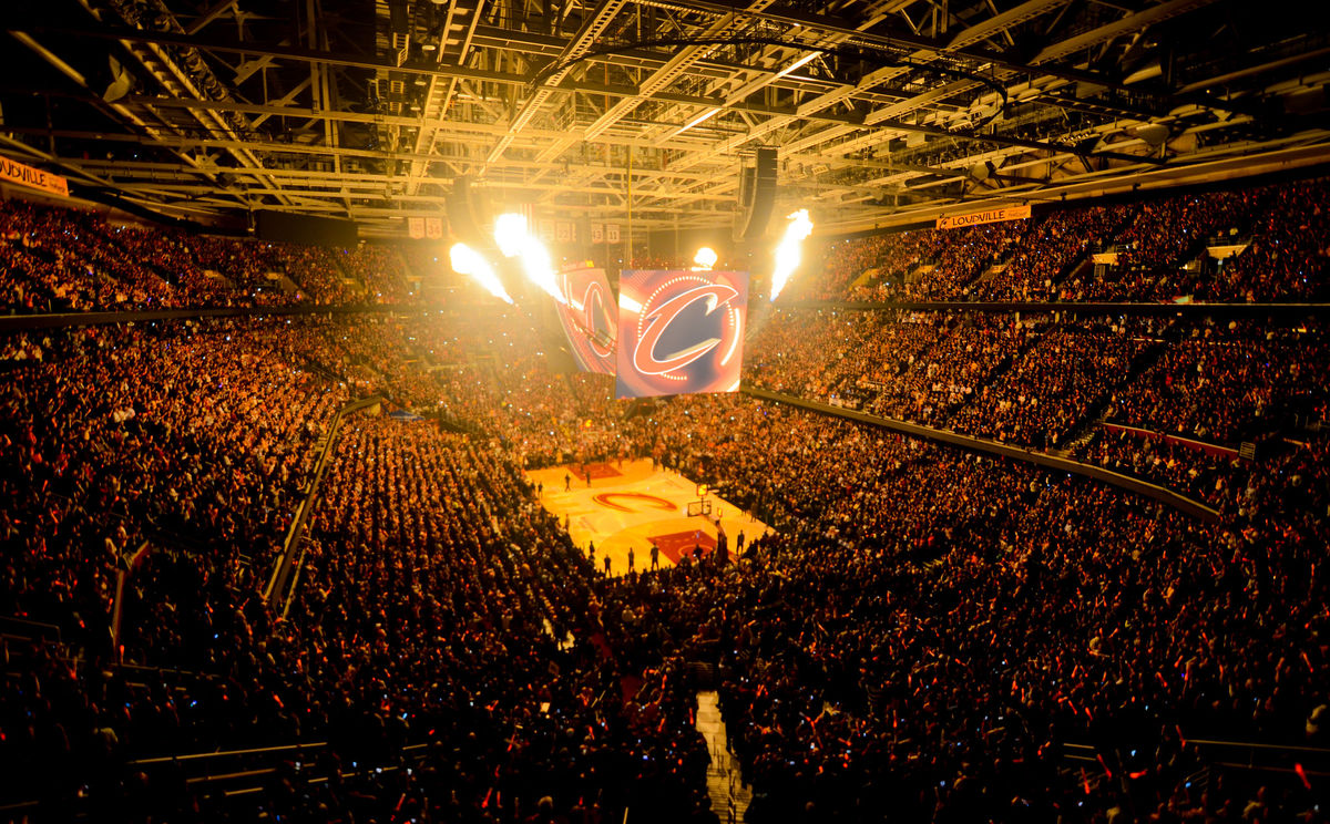 Rocket Mortgage Fieldhouse for the Cleveland Cavaliers