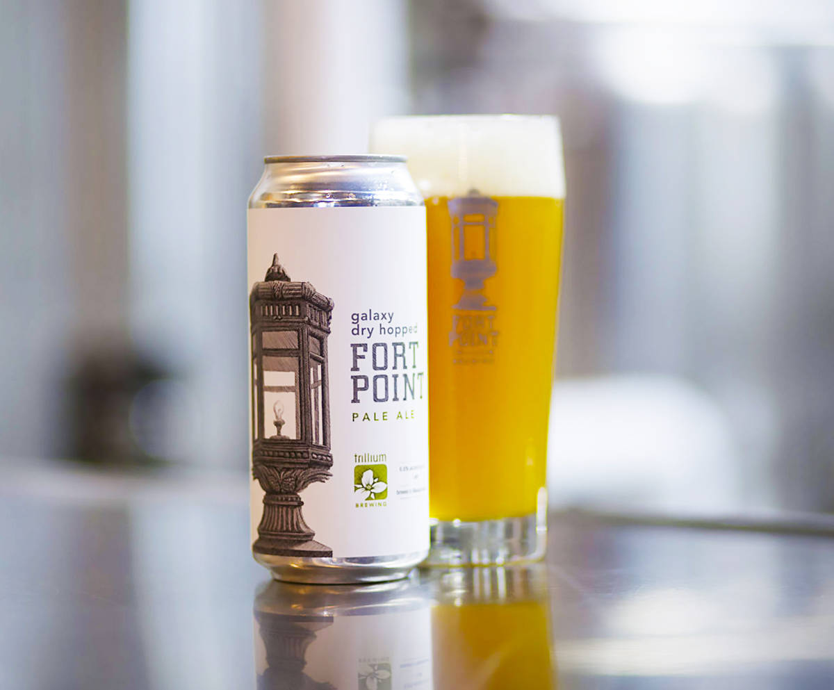 trillium brewing co. galaxy dry hopped fort point pale ale
