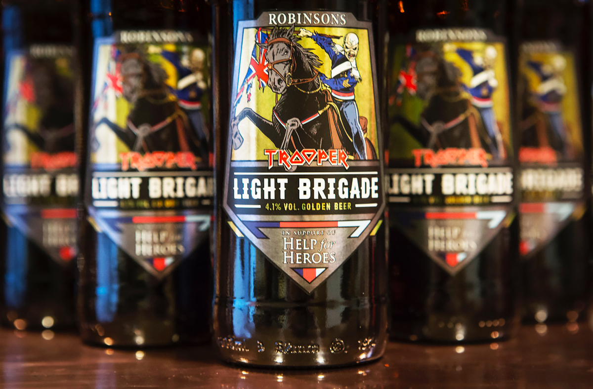robinsons brewery trooper light brigade bottles