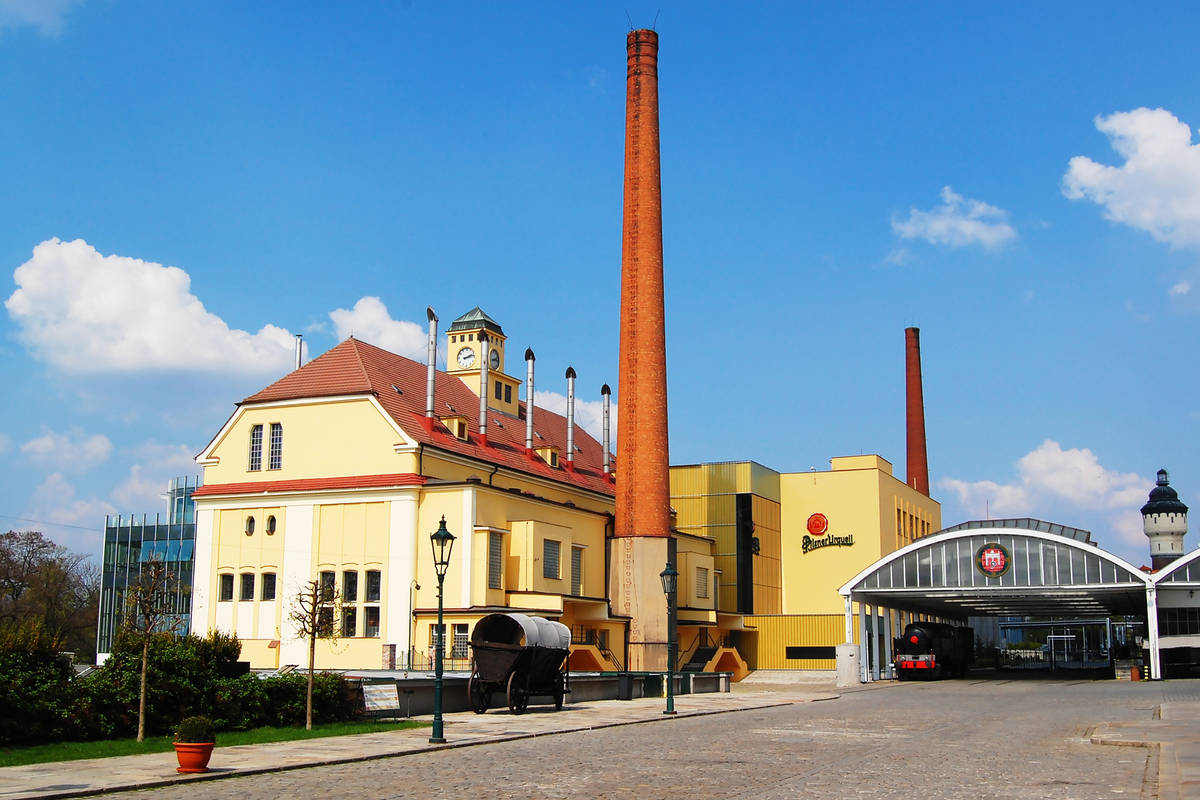 Pilsner Urquell brewery exterior