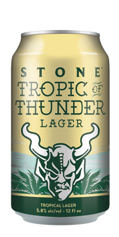 CALIFORNIA STONE Brewing Tropic of Thunder Lager ~ Escondido Cool BEER COASTER 
