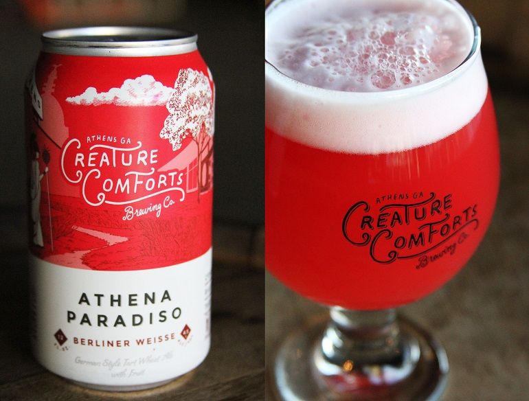 Athena Paradiso Creature Comforts Sour Fruit Berliner Weisse Beer