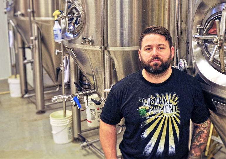 JR Heaps, Owner and Head Brewer  |  Photo courtesy South County Brewing Co.