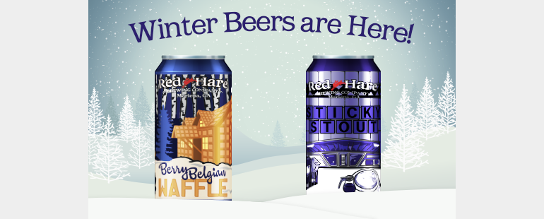 Winter Seasonals by Red Hare Brewing Co.
