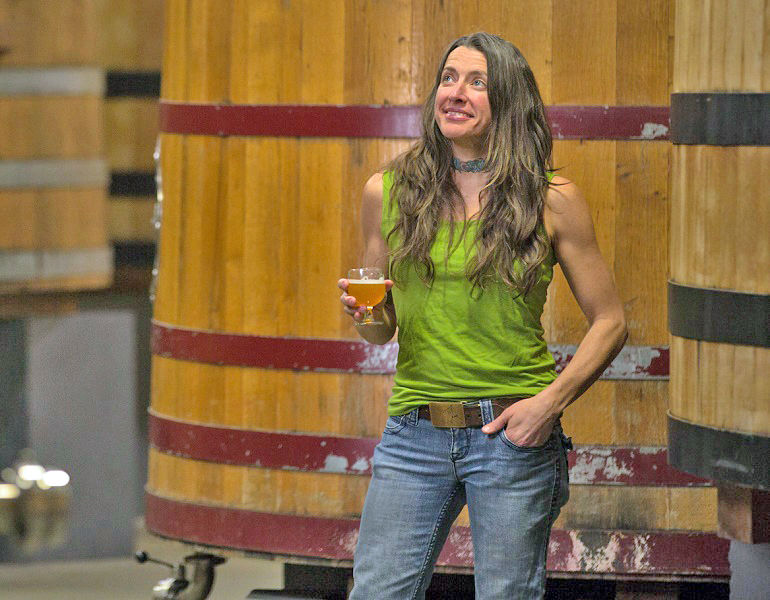 BREWER Q & A – Lauren Salazar, wood cellar blender at New Belgium. (Photo Credit: New Belgium Brewing)