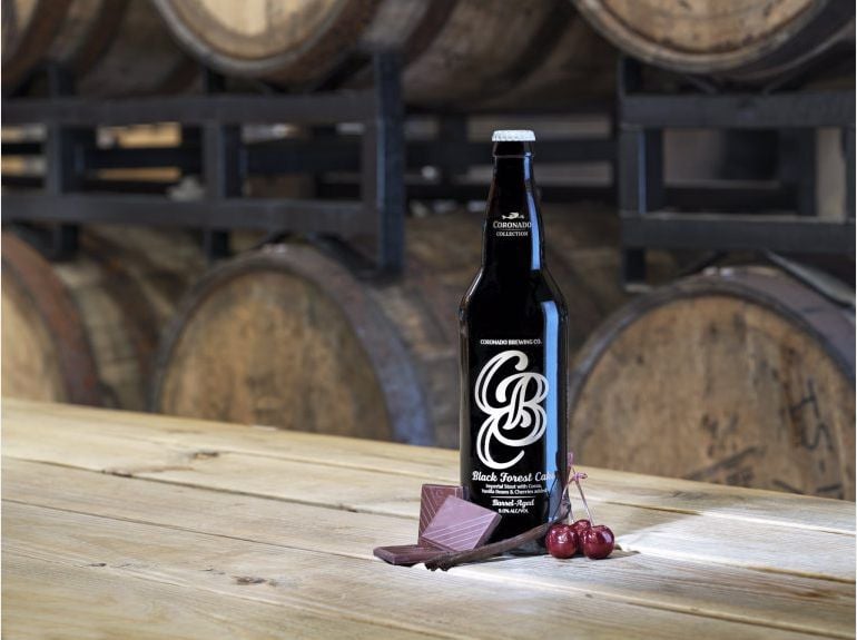 Coronado Brewing Co.'s new imperial stout release is a boozy doozy: Barrel-Aged Black Forest Cake. 