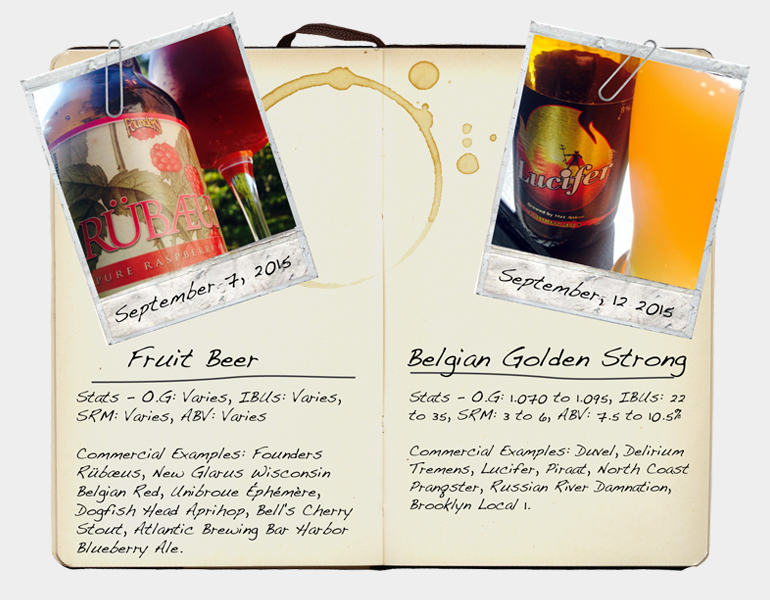 Fruit Beer & Belgian Golden Strong Ale Style