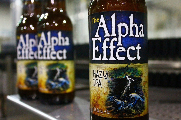 Alpha Effect Hazy IPA by Heavy Seas Beer