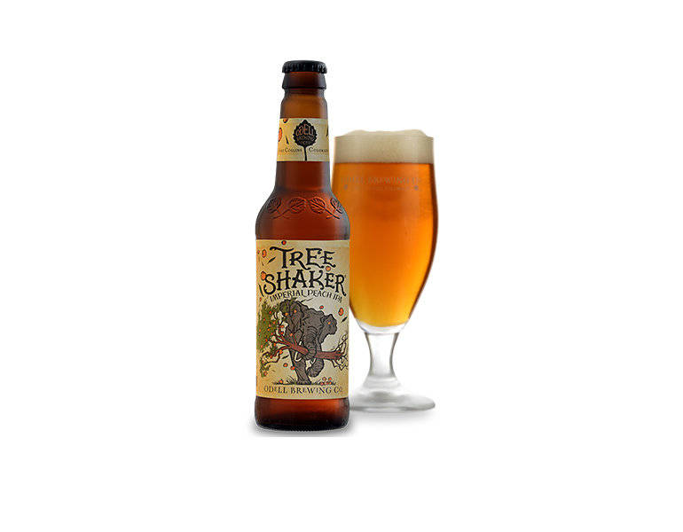  Tree Shaker Imperial Peach IPA by Odell Brewing Co. 