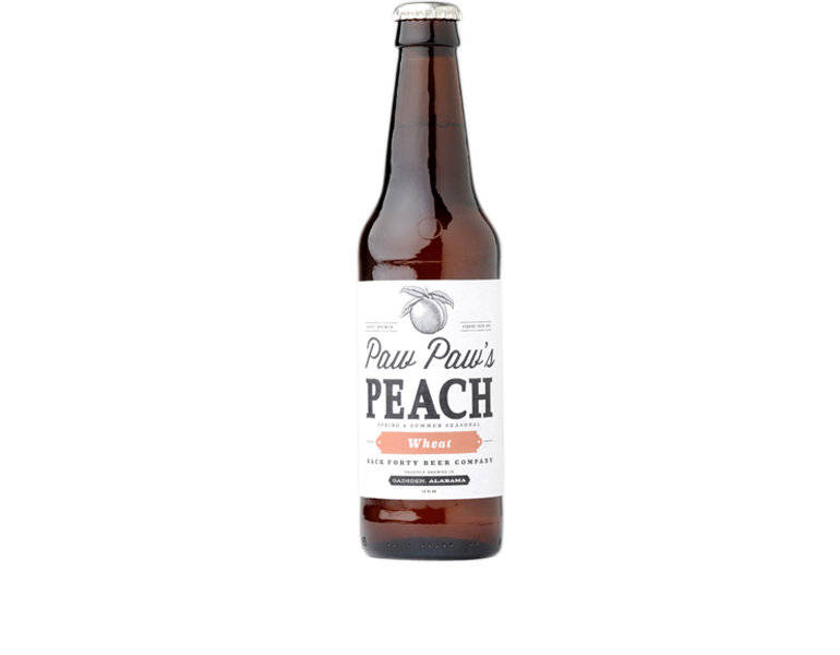  Paw Paw's Peach Wheat by Back Forty Beer Co. 