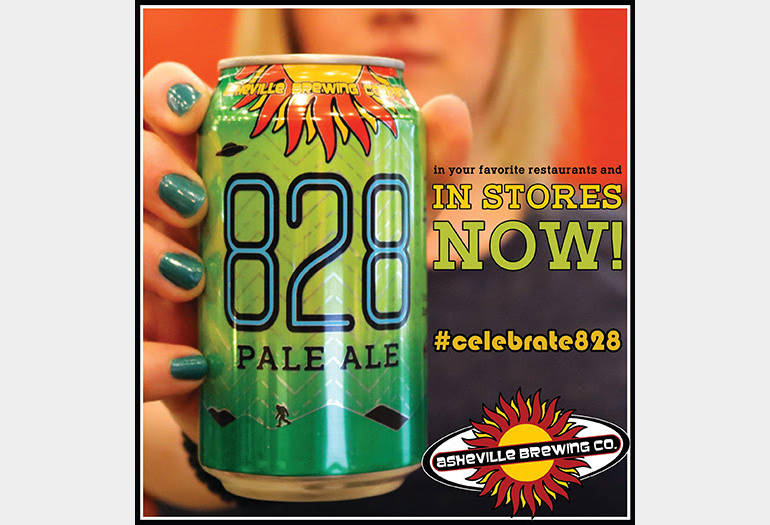 Asheville Brewing Co.'s 828 Pale Ale Now Available in Cans
