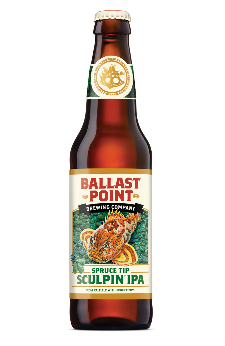 Ballast Point Brewing Co. Debuts Spruce Tip Sculpin IPA