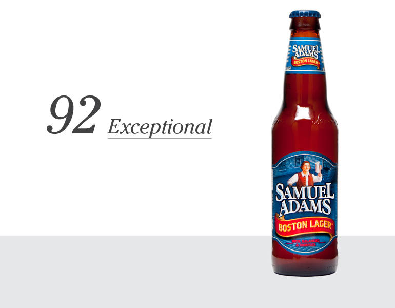  Samuel Adams Boston Lager – 92 (Exceptional) 