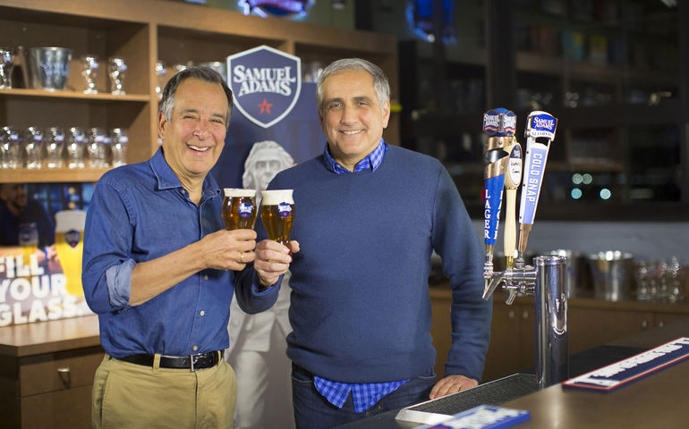 Jim Koch and Dave Burwick of Boston Beer Co.