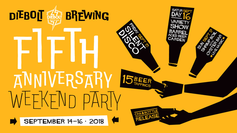 Diebolt Brewing Co. Announces 5th Anniversary Celebration