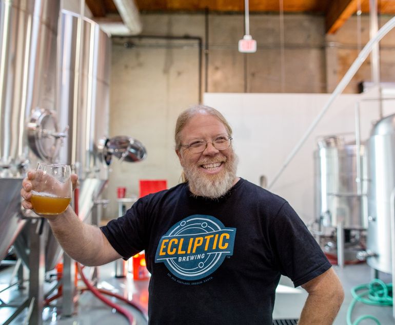 John Harris, brewmaster of Ecliptic Brewing.