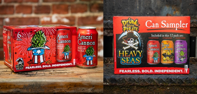 Heavy Seas Beer Unveils AmeriCannon in Six-Packs