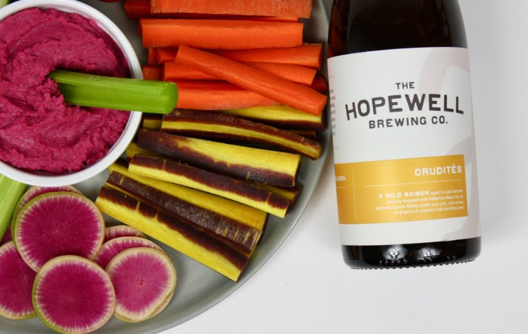 Hopewell Brewing Co. Debuts Crudités Dry-Hopped Saison