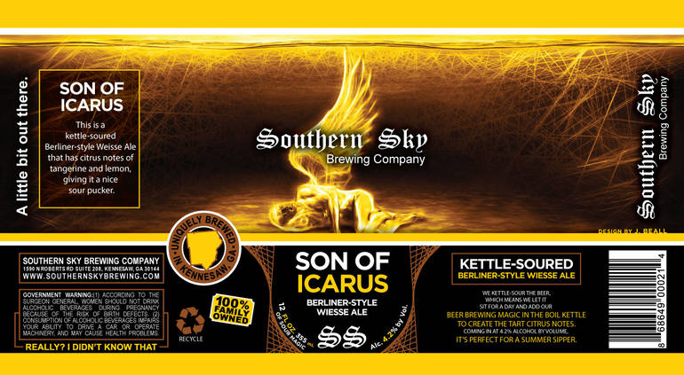 Southern Sky Brewing Announces Son of Icarus Sour