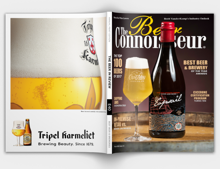 The Beer Connoisseur Announces New Annual Print Magazine “The Beer in Review” Arriving January 2019