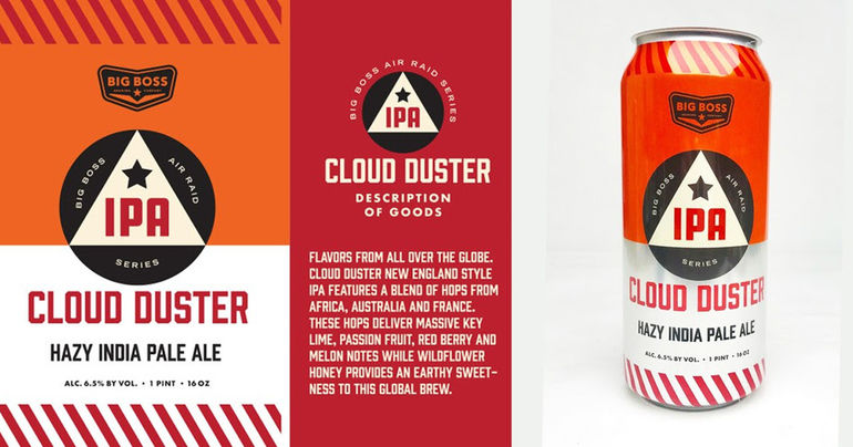 Big Boss Brewing Co. Debuts Cloud Duster Hazy IPA