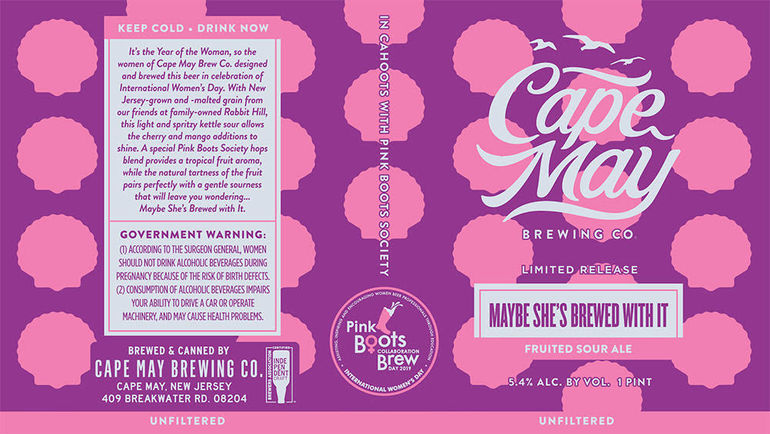 Cape May Brewing Co. Announces Pink Boots Beer Maybe She's Brewed With It