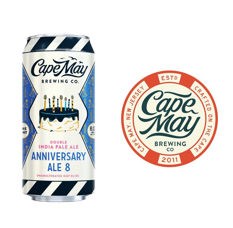 Cape May Brewing Co. Celebrates 8th Anniversary with Double IPA Release