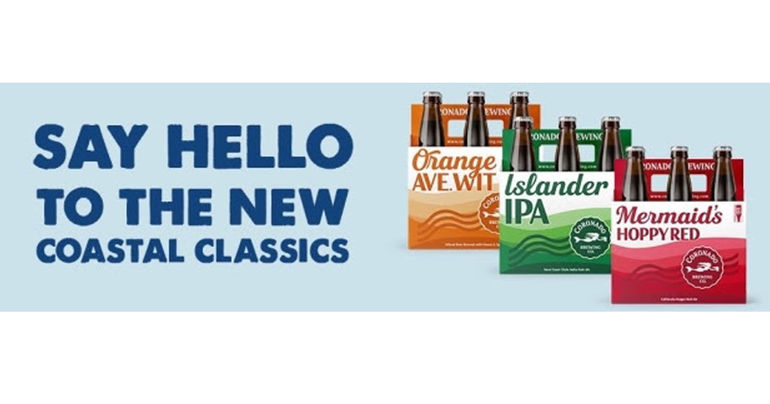 Coronado Refreshes Coastal Classics Core Beer Branding