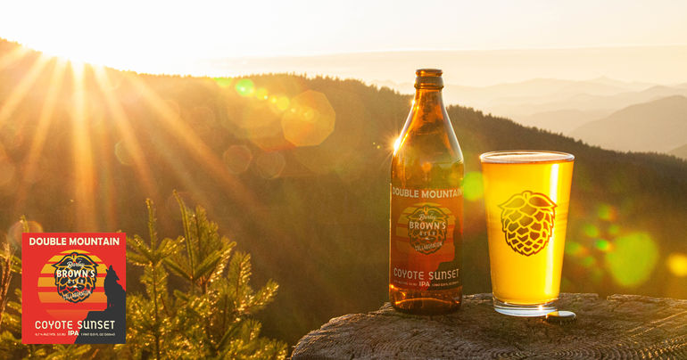 Double Mountain Brewery & Barley Brown’s Announce Collaboration Beer Coyote Sunset