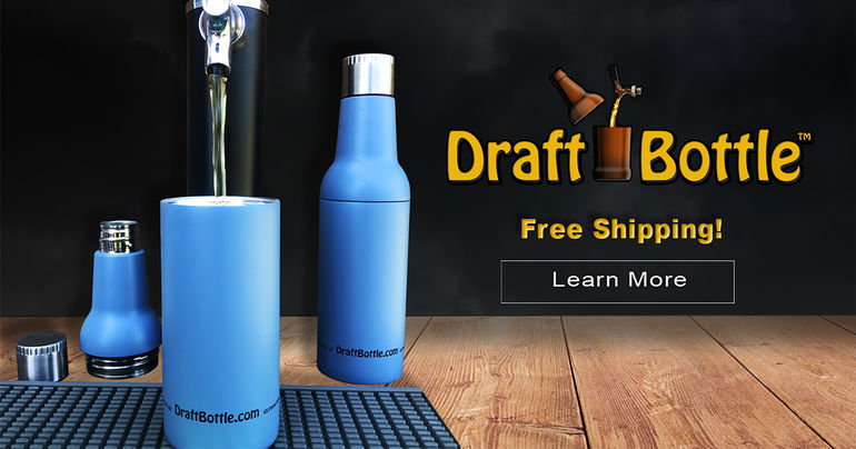 DraftBottle Releases Stainless Steel, Vacuum-Sealed Reusable Beer Bottle