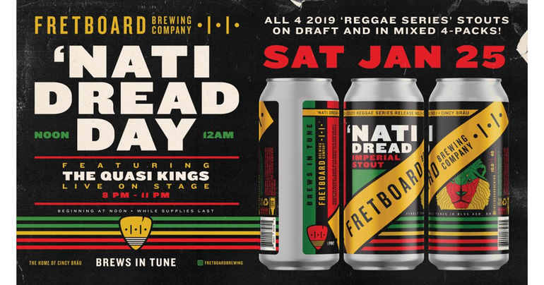 Fretboard Brewing Releases 'Nati Dread as Part of Reggae Series
