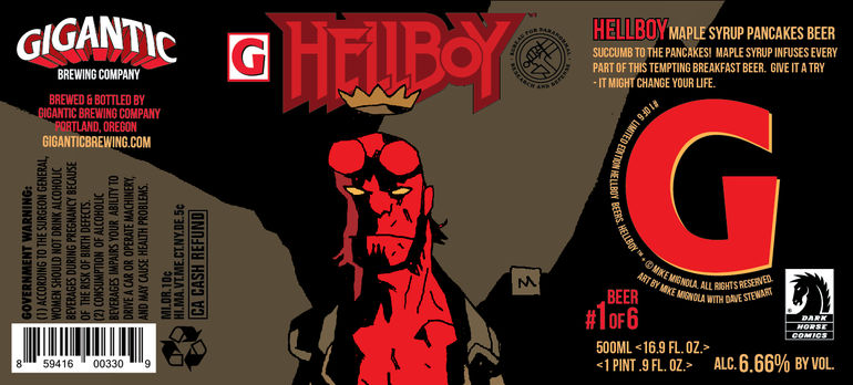 Gigantic Brewing Unveils Hellboy-Inspired Collaboration with Dark Horse Comics