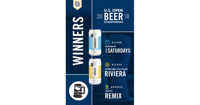 R&D Brewing Wins Multiple Medals at U.S. Open Beer Championship