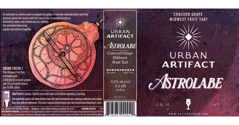 Urban Artifact Unveils Astrolabe Concord Grape Midwest Fruit Tart