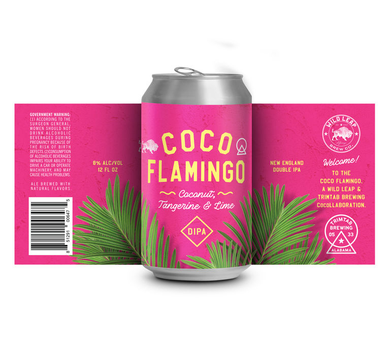 Wild Leap Brew Co. Debuts Coco Flamingo, a Collaboration Beer with TrimTab Brewing Co.