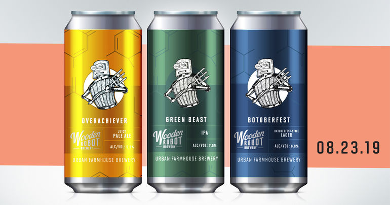 Wooden Robot Brewery Announces Triple Can Release