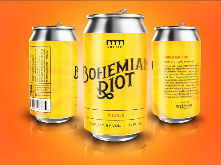 Arches Brewing Bohemian Riot Available for Curbside Pickup