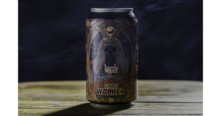 BrewDog Unveils Non-Alcoholic Collaboration Beer with Metal Band Lamb of God Called Ghost Walker