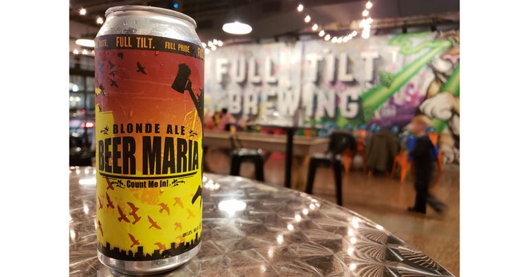 Full Tilt Brewing Collaborates with Rock Band All Time Low on Beer Maria