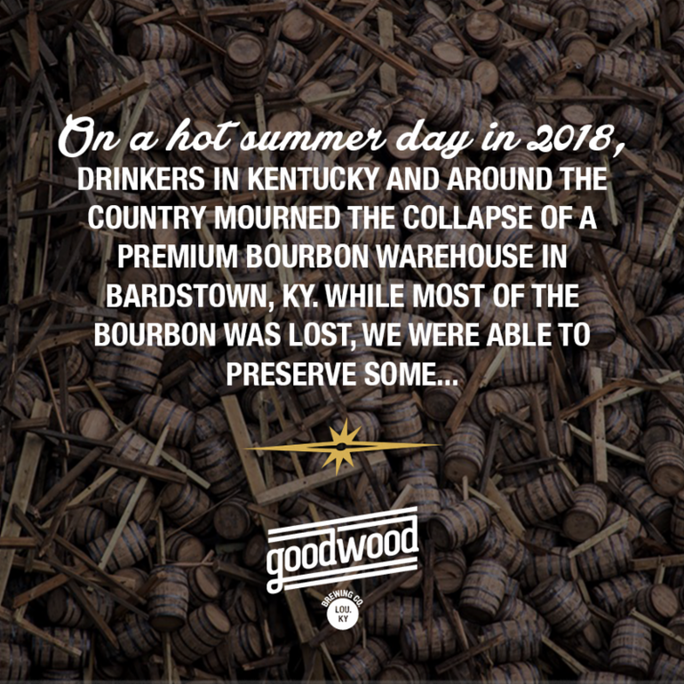 Goodwood Brewing Co. Launches Goodwood Spirits Line, First Release is Goodwood Stout Bourbon