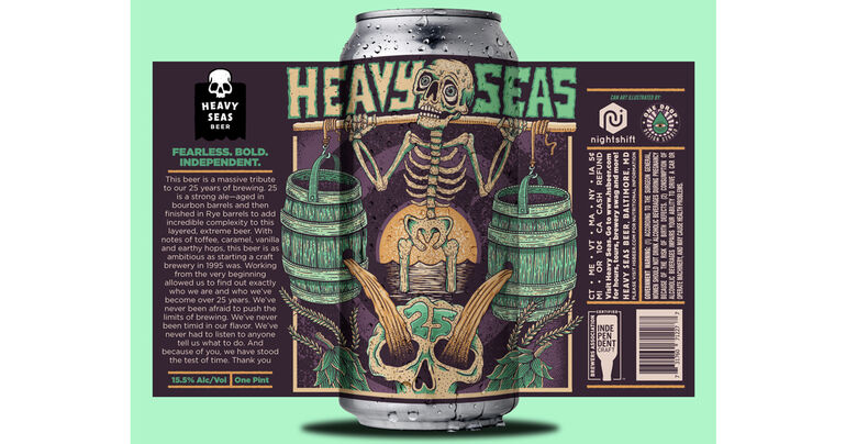 Heavy Seas Beer Announces 25th Anniversary Beer and Virtual Celebration