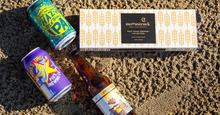 Moonstruck Chocolate Partners with 3 West Coast Breweries on Chocolate Collection
