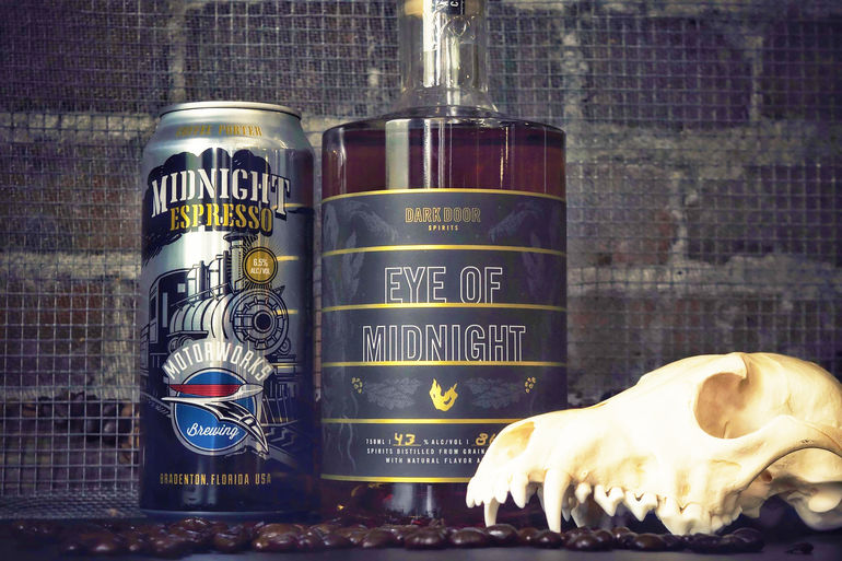 Motorworks Brewing Partners with Dark Door Spirits on Eye of Midnight Whiskey