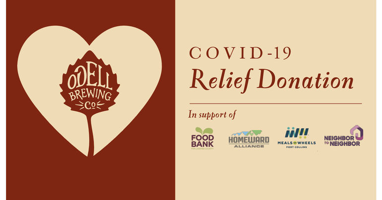 Odell Brewing Donates $160,000 to Colorado Residents Impacted by COVID-19