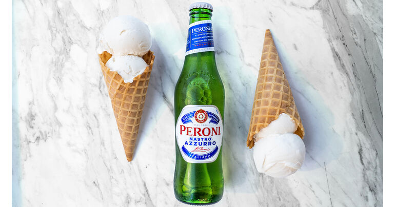 Peroni Partners with il laboratorio del gelato on Beer-Infused Gelato