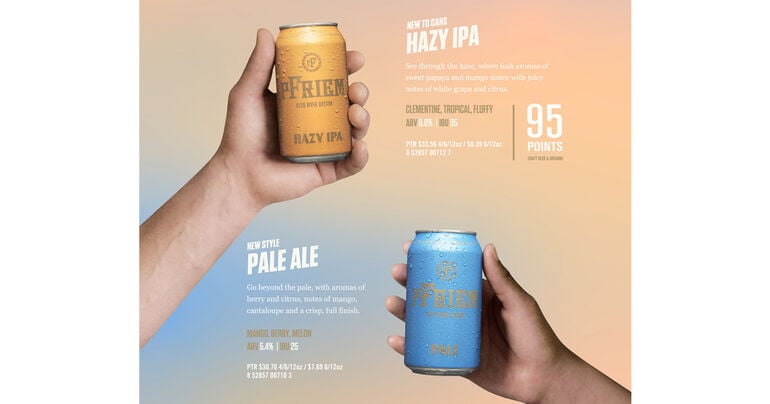 pFriem Family Brewers Hazy IPA and pFriem Pale Join Annual Can Lineup