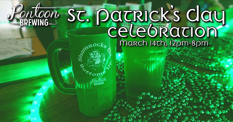 Pontoon Brewing Announces St. Patrick's Day Festivities and Tap List