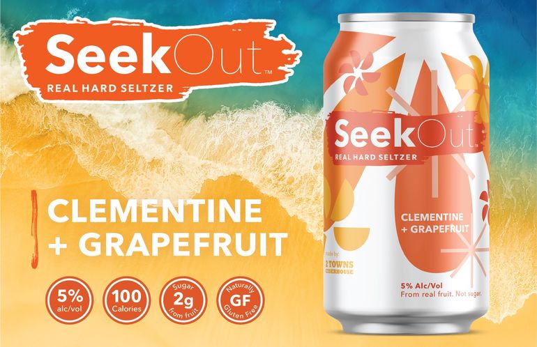 SeekOut Real Hard Seltzer Rolls Out Clementine and Grapefruit Flavor