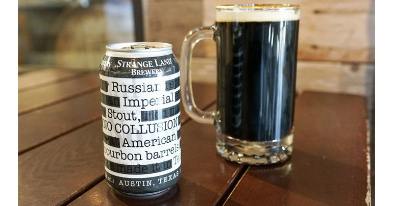 Strange Land Brewery Releases No Collusion Imperial Stout