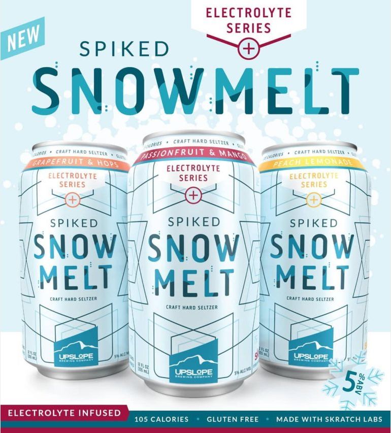 Upslope Brewing Unveils Electrolyte Series Spiked Snowmelt Hard Seltzer